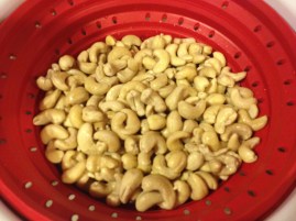 soaked cashews