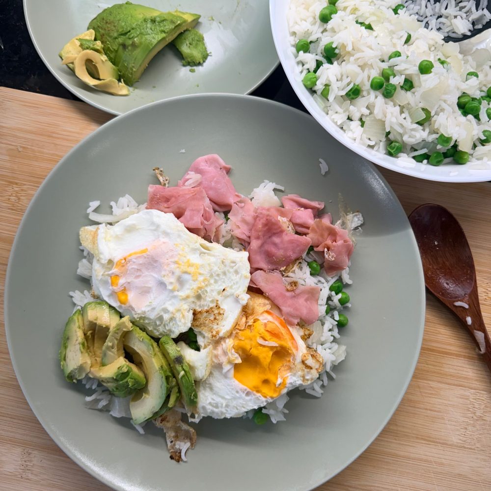 Breakfast for Dinner—Eggs & Rice – Easy and (Mostly) Healthy Recipes